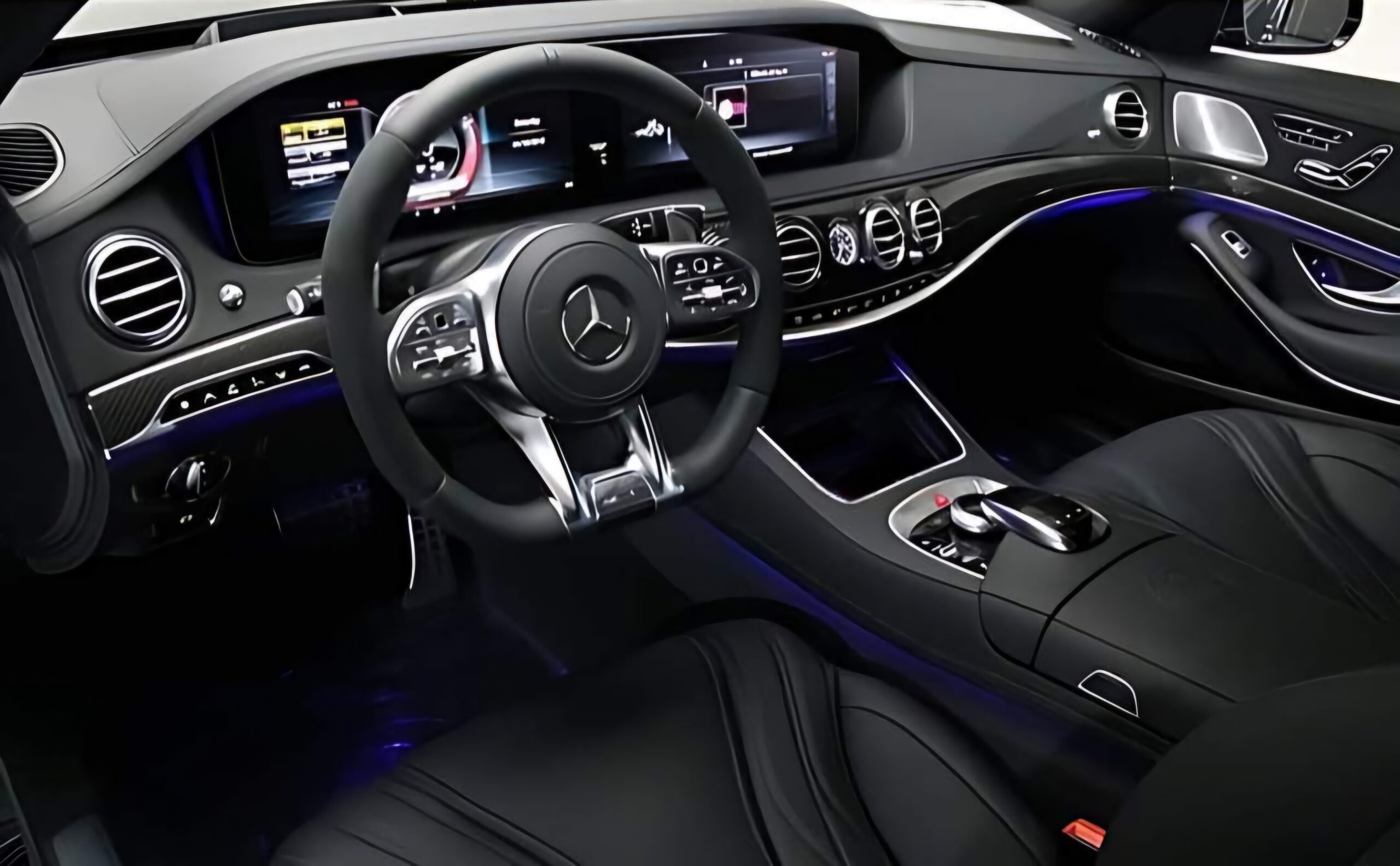 Driverseat in Mercedes S-Class