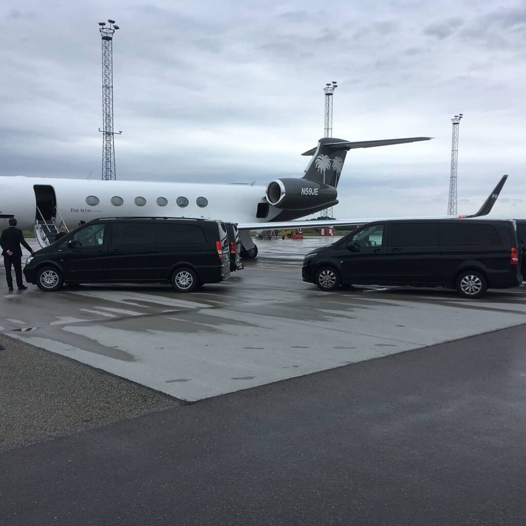 Airside with Mercedes V-Class